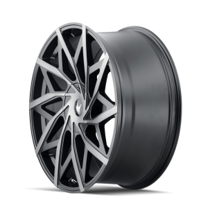 MAZZI BIG EASY 372 20X8.5 18 5x115/5x120 MATTE BLACK W/DARK TINT
