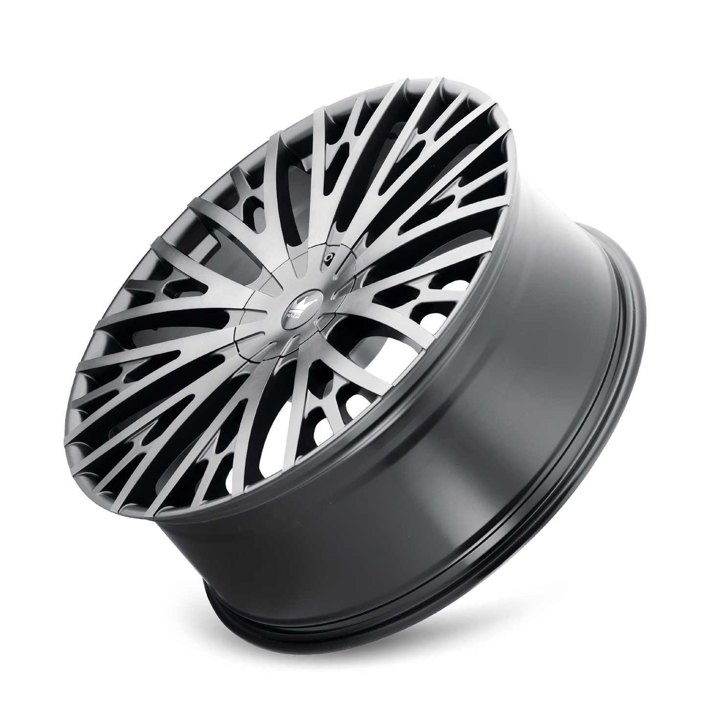 MAZZI TWIST TIE 373 18X8 35 5x108/5x114.3 MATTE BLACK W/DARK TINT