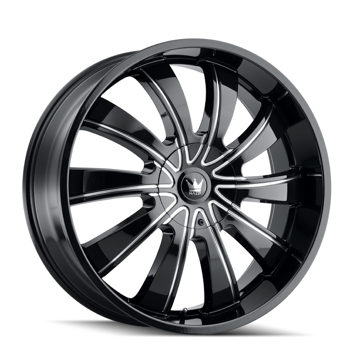 MAZZI ROLLA 374 22X9.5 18 5x115/5x139.7 GLOSS BLACK/MILLED