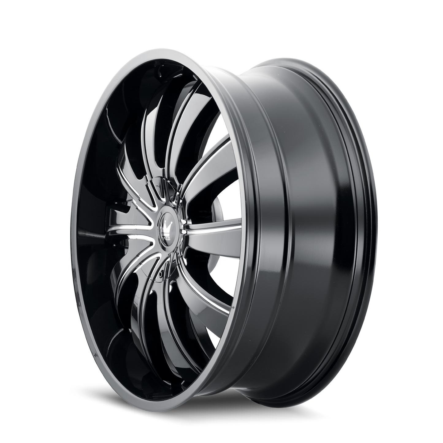 MAZZI ROLLA 374 22X9.5 30 6x135/6x139.7 GLOSS BLACK/MILLED