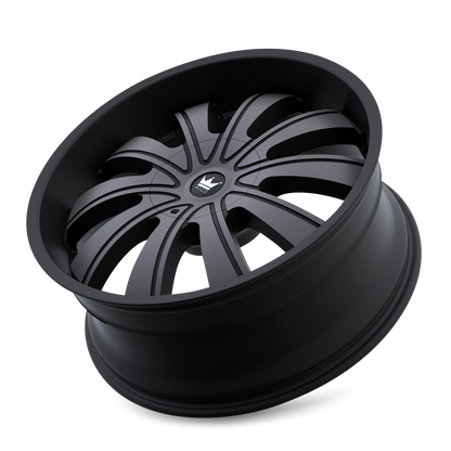 MAZZI ROLLA 374 24X9.5 30 6x135/6x139.7 MATTE BLACK W/DARK TINT
