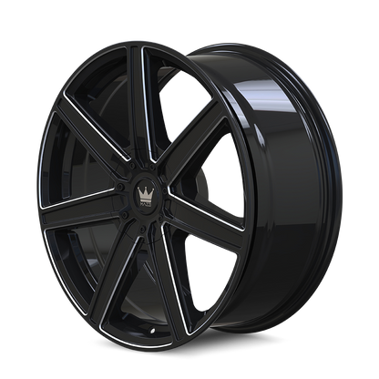 MAZZI LAGUNA 376 22X9.5 18 5x115/5x139.7 GLOSS BLACK/MILLED