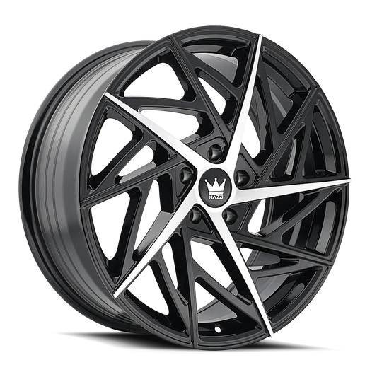 MAZZI FREESTYLE 20x8.5 35 5x120 GLOSS BLACK/MACHINED