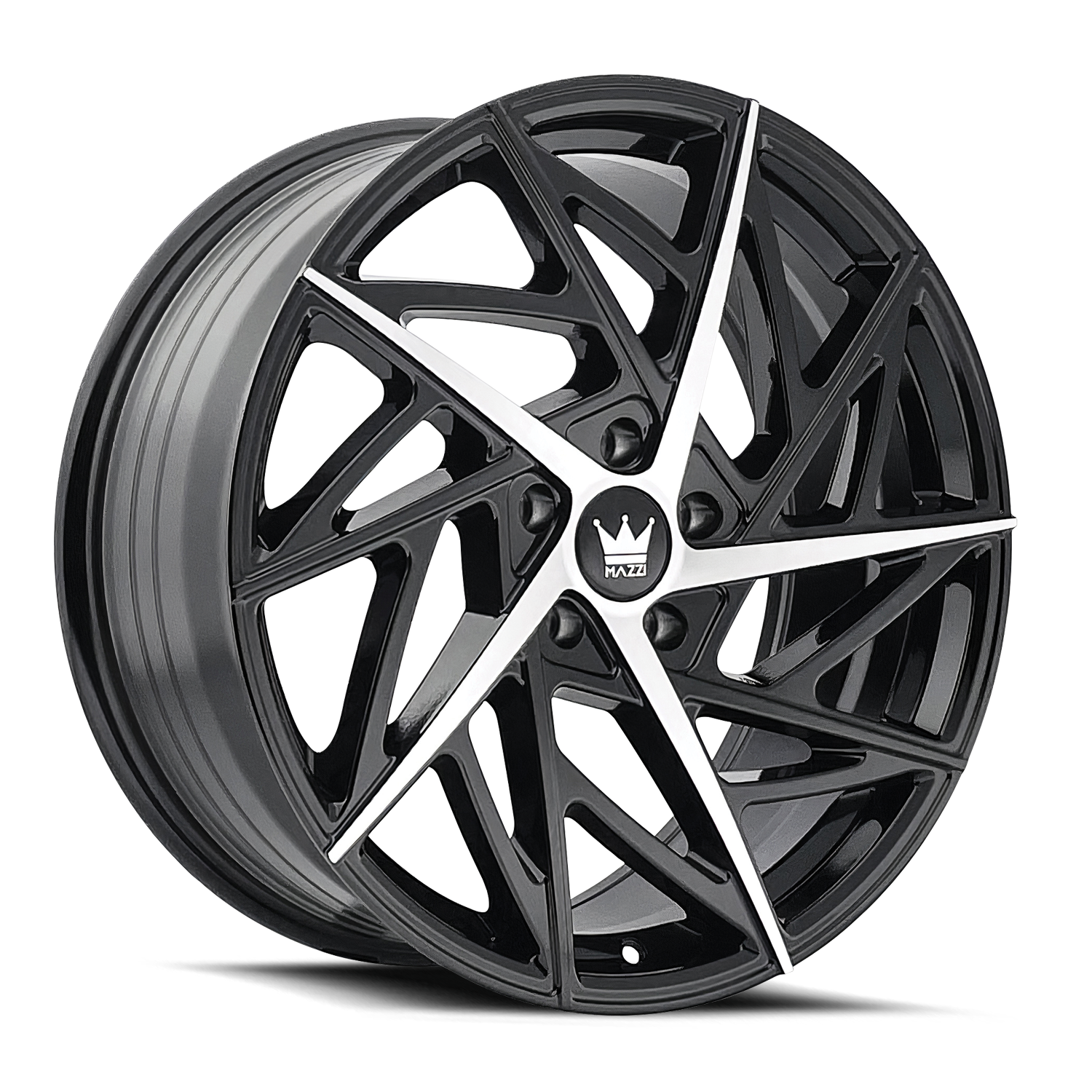 MAZZI FREESTYLE 17x8 35 5x120 GLOSS BLACK/MACHINED – Wheels Below Retail