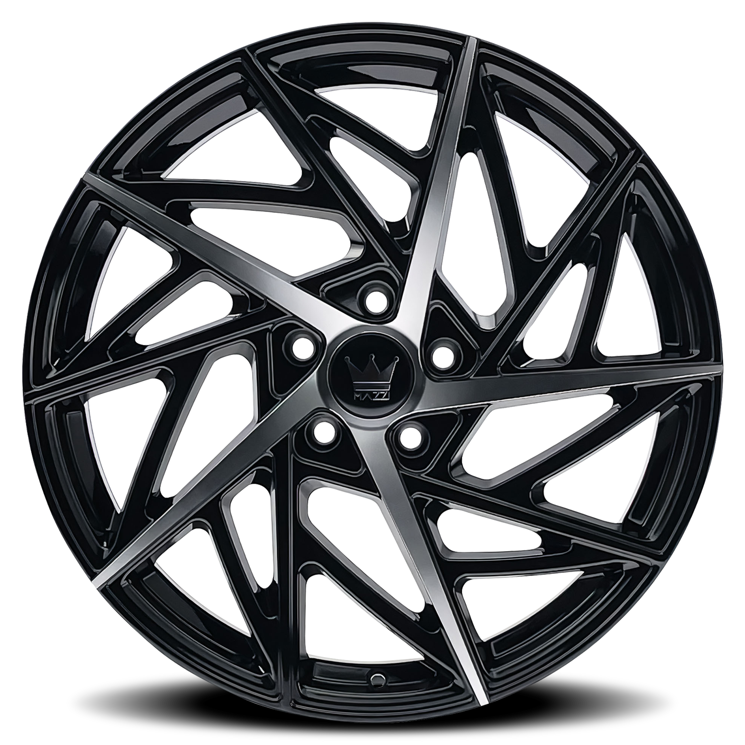 MAZZI FREESTYLE 17x8 35 5x114.3 GLOSS BLACK/MACHINED