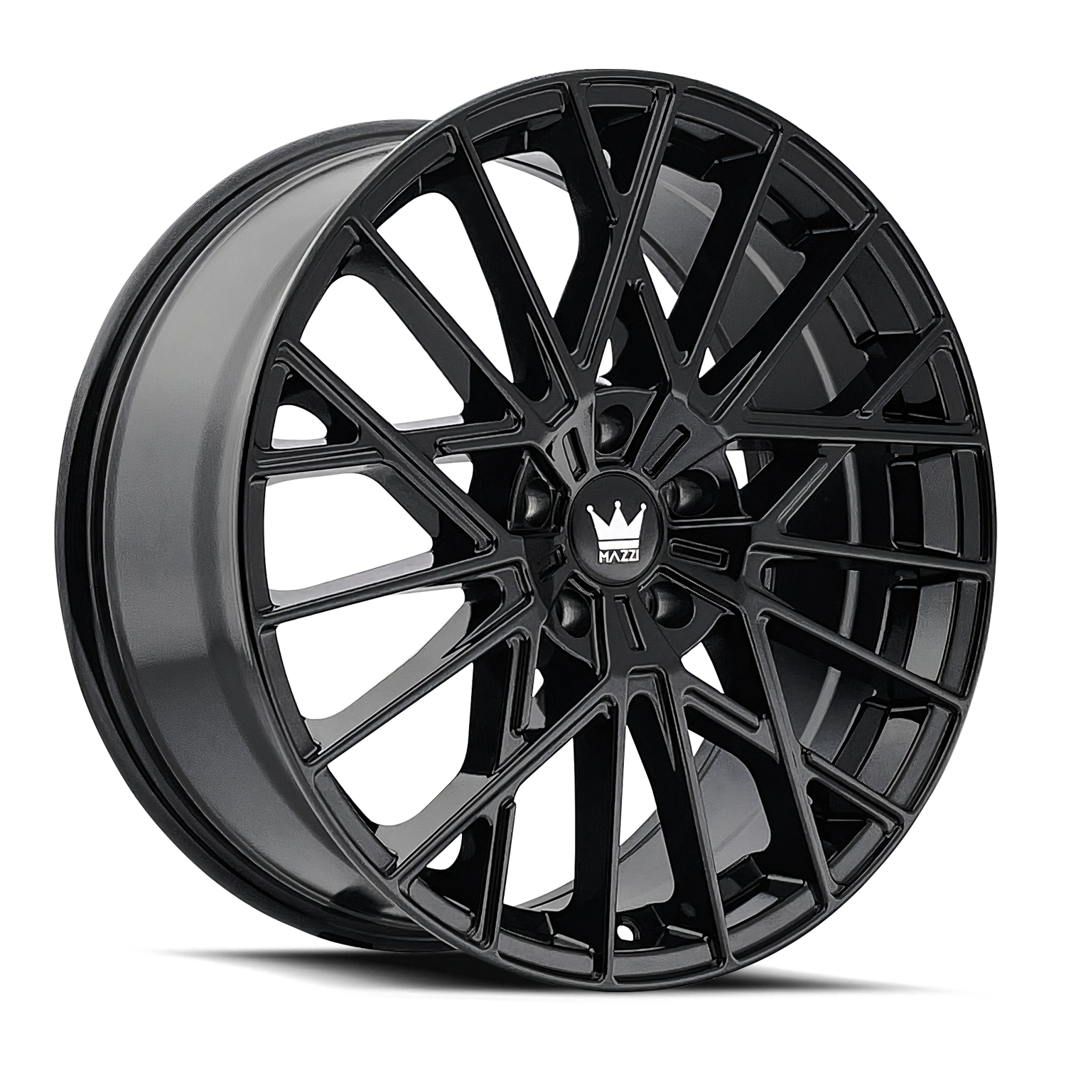MAZZI JINX 20x8.5 38 5x114.3 GLOSS BLACK
