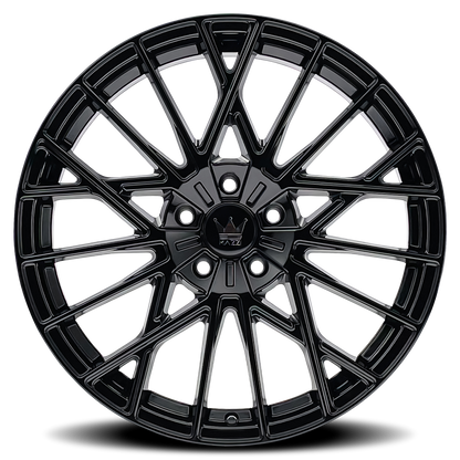 MAZZI JINX 20x8.5 38 5x120 GLOSS BLACK