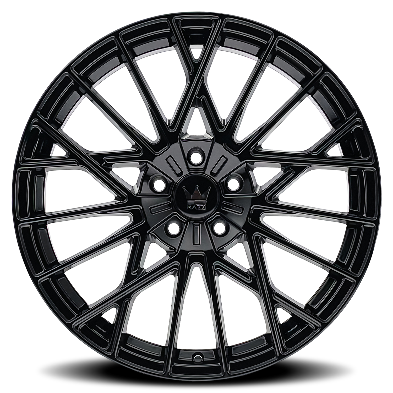 MAZZI JINX 20x8.5 38 5x114.3 GLOSS BLACK