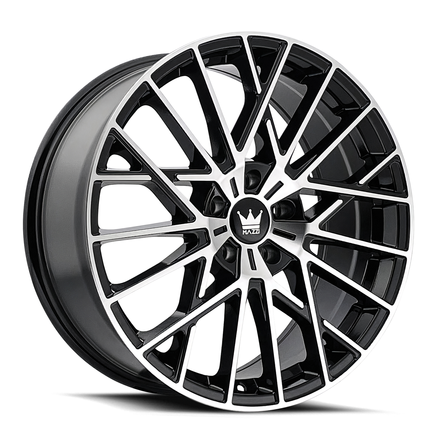 MAZZI JINX 20x8.5 38 5x108 BLACK/MACHINED