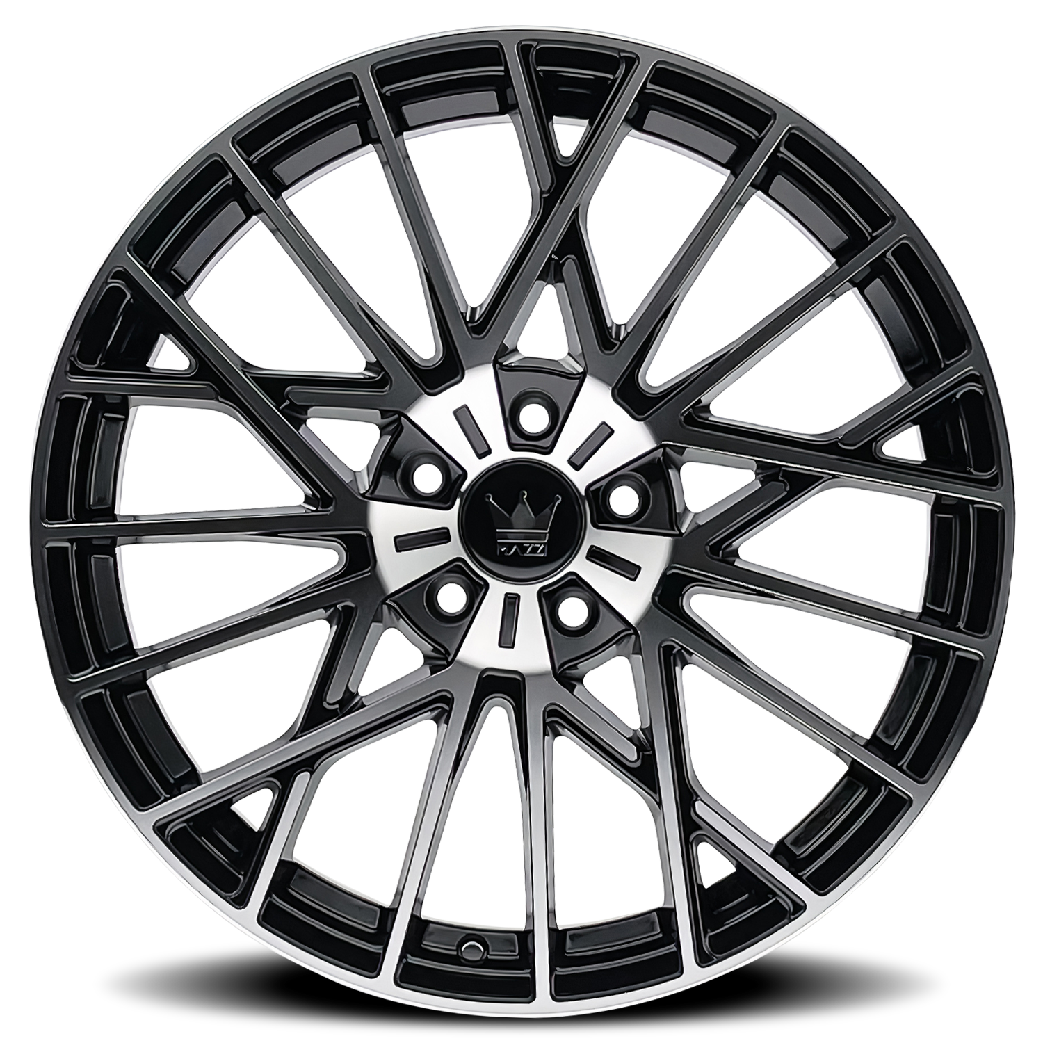 MAZZI JINX 20x8.5 38 5x120 BLACK/MACHINED