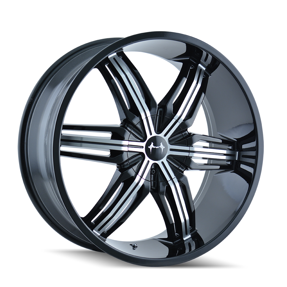 MAZZI FUSION 341 20X8.5 18 5x115/5x120 BLACK/MACHINED