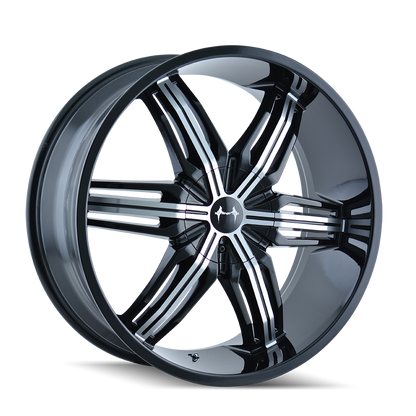 MAZZI FUSION 341 20X8.5 18 5x115/5x120 BLACK/MACHINED