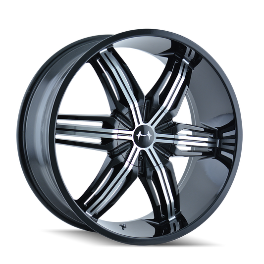 MAZZI FUSION 341 20X8.5 18 5x115/5x120 BLACK/MACHINED