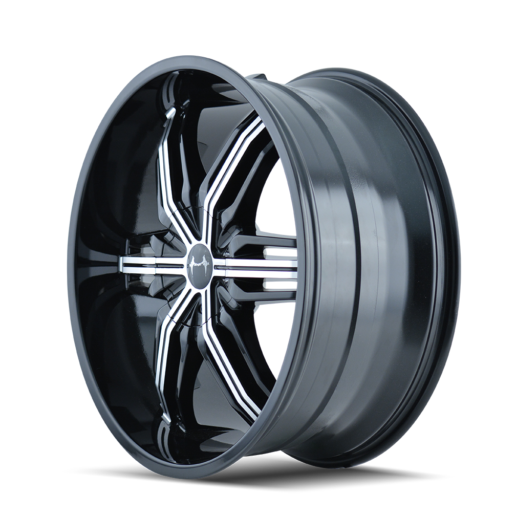 MAZZI FUSION 341 20X8.5 18 5x115/5x120 BLACK/MACHINED