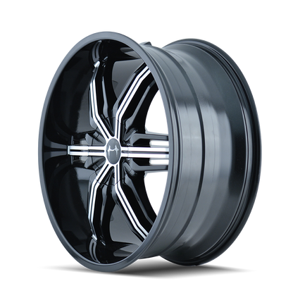 MAZZI FUSION 341 20X8.5 18 5x115/5x120 BLACK/MACHINED