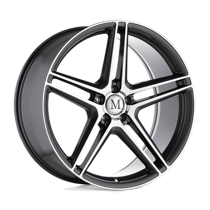 Mandrus BREMEN 18X8.5 22 5X112/5X112 GLOSS GUNMETAL W/ MIRROR CUT FACE