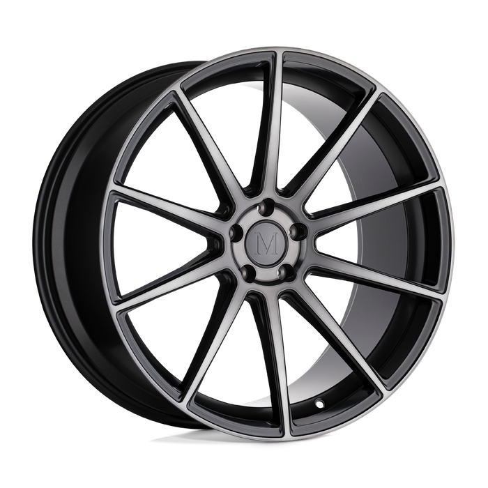 Mandrus KLASS 18X8.5 42 5X112/5X112 GLOSS GUNMETAL W/ MACHINED TINTED FACE