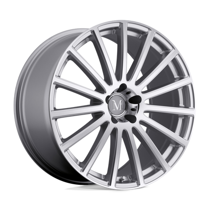 Mandrus ROTEC 17X9 50 5X112/5X112 SILVER W/ MIRROR CUT FACE