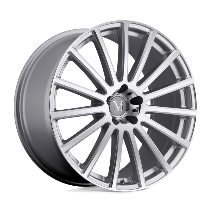 Mandrus ROTEC 17X9 32 5X112/5X112 SILVER W/ MIRROR CUT FACE
