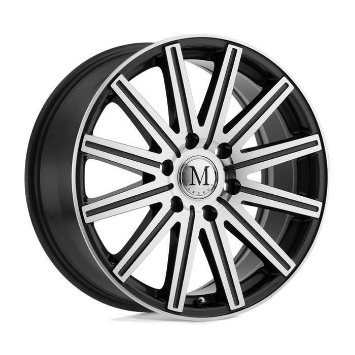 Mandrus STARK 18X8 52 6X130/6X130 GUNMETAL W/ MIRROR CUT FACE & LIP