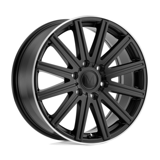 Mandrus STARK 16X7 52 6X130/6X130 MATTE BLACK W/ MACHINED LIP