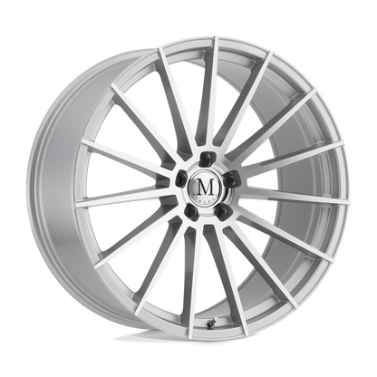 Mandrus STIRLING 17X8 32 5X112/5X112 SILVER W/ MIRROR CUT FACE