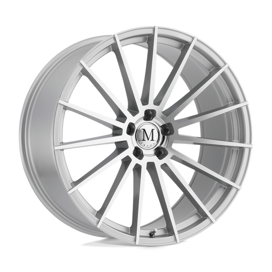 Mandrus STIRLING 17X8 42 5X112/5X112 SILVER W/ MIRROR CUT FACE