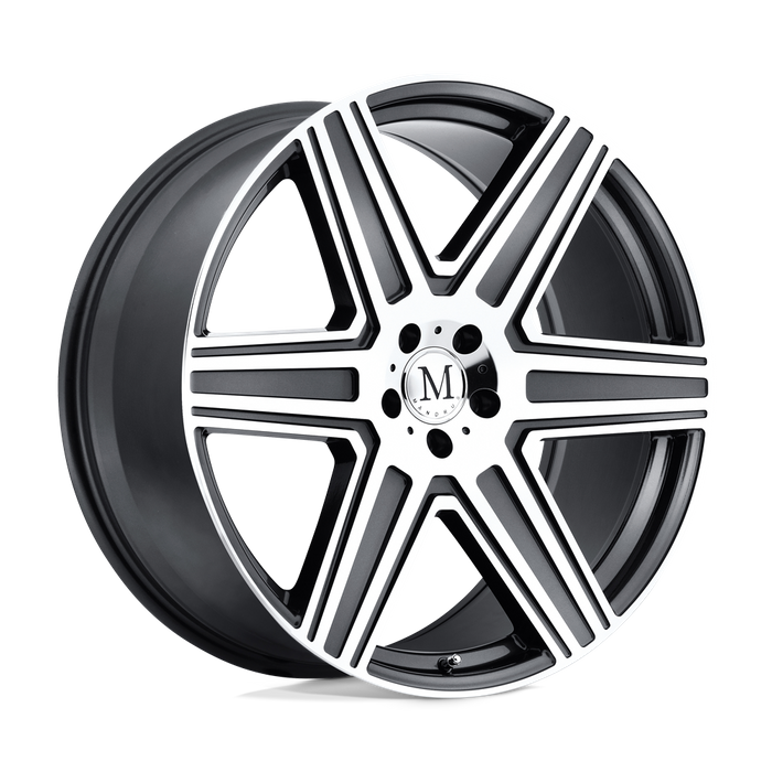 Mandrus ATLAS 18X9.5 53 5X112/5X112 GUNMETAL W/ MIRROR CUT FACE & LIP