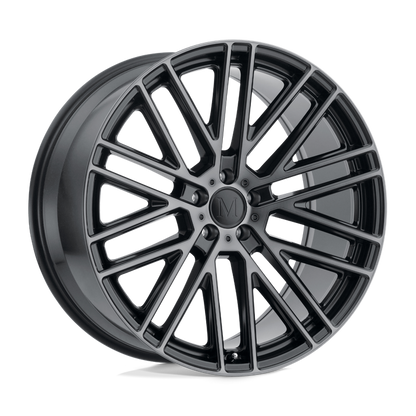 Mandrus MASCHE 18X8.5 32 5X112/5X112 SEMI GLOSS BLACK W/ MIRROR CUT FACE