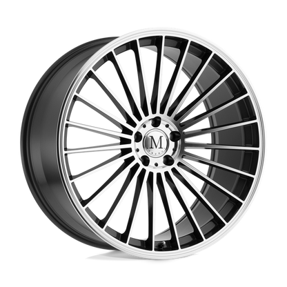 Mandrus 23 18X8.5 32 5X112/5X112 GUNMETAL W/ MIRROR CUT FACE