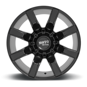 Moto Metal MO804 SPIDER 22X10 -18 5X139.7/5X150/5X5.5/150 Gloss Black