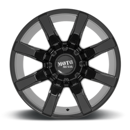 Moto Metal MO804 SPIDER 22X12 -44 5X127/5X139.7/5X5.0/5.5 Gloss Black
