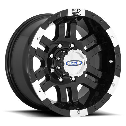 Moto Metal MO951 17X9 -12 5X139.7/5X5.5 Gloss Black Machined