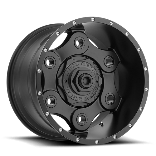Moto Metal MO977 LINK 17X9 25 BLANK/BLANK Black Out