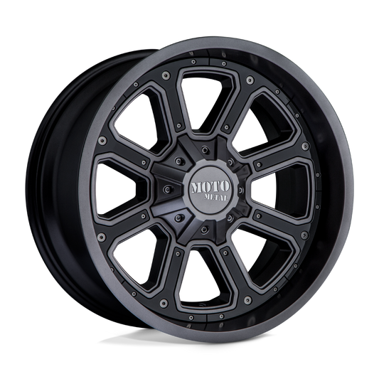 MOTO METAL MO984 SHIFT 20X9 -12 6X135/6X139.7 MATTE GRAY INSERTS