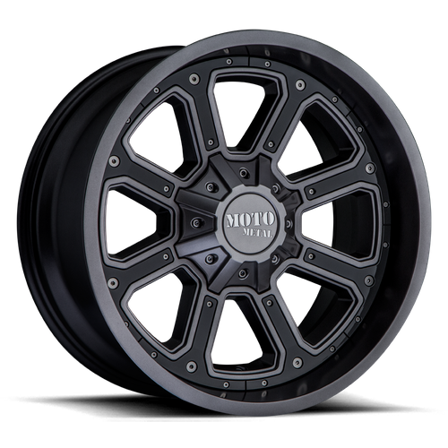 Moto Metal MO984 SHIFT 20X9 -12 5X127/5X139.7/5X5.0/5.5 Matte Gray Gloss Black Inserts