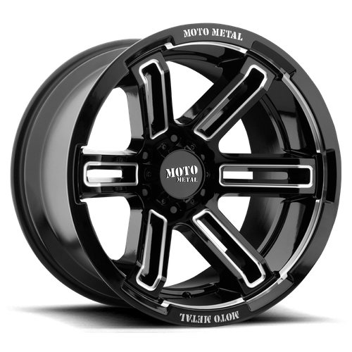 Moto Metal MO991 RUKUS 20X12 -44 5X127/5X5.0 Gloss Black Milled