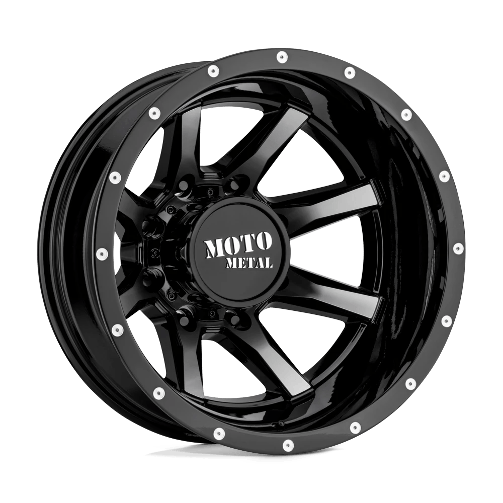 Moto Metal MO995 20X8.25 -198 8X165.1 GLOSS BLACK MACHINED - REAR