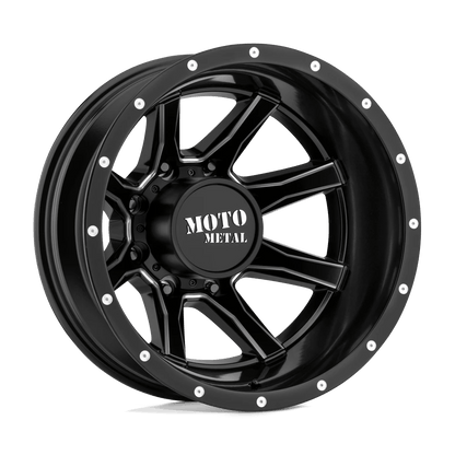 Moto Metal MO995 20X8.25 -198 8X165.1 SATIN BLACK MILLED - REAR