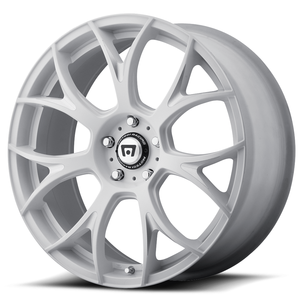 MOTEGI MR126 20X10 38 BLANK MATTE WHITE WITH MILLED ACCENTS