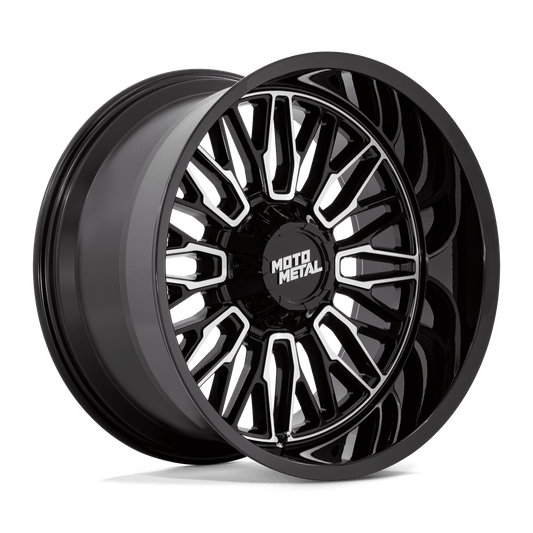 MOTO METAL MO809 STINGER 20X10 -18 5X127/5X139.7 GLOSS BLACK MACHINED
