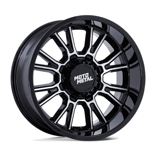 MOTO METAL MO810 LEGACY 20X10 -18 5X127/5X139.7 GLOSS BLACK MACHINED