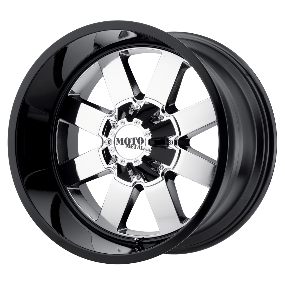 MOTO METAL MO962 20X9 0 5X127/5X139.7 PVD CENTER GLOSS BLACK LIP