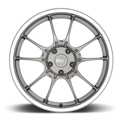 Motegi MR152 SS5 18X8.5 30 5X100/5X100 Gunmetal With Machined Lip