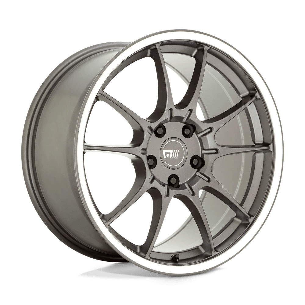 Motegi MR152 SS5 17X8 45 4X108/4X4.25 Gunmetal With Machined Lip