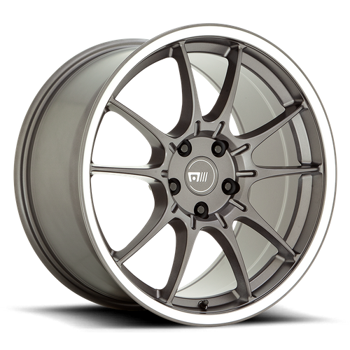 Motegi MR152 SS5 19X8.5 30 5X100/5X100 Gunmetal With Machined Lip