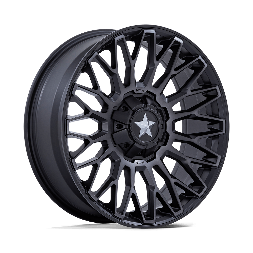 MSA OFFROAD WHEELS M50 CLUBBER 20X7 0 4X137/4X156 MATTE BLACK DDT