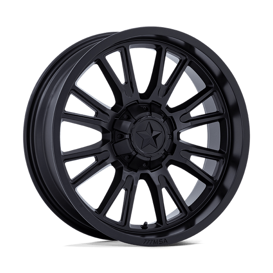 MSA OFFROAD WHEELS M51 THUNDERLIPS 22X7 0 4X137/4X156 MATTE BLACK