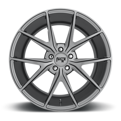 Niche 1PC M116 MISANO 20X10.5 69 5X120.65/5X4.75 MATTE GUN METAL