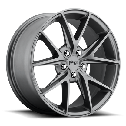 Niche 1PC M116 MISANO 19X8.5 50 5X120.65/5X4.75 MATTE GUN METAL